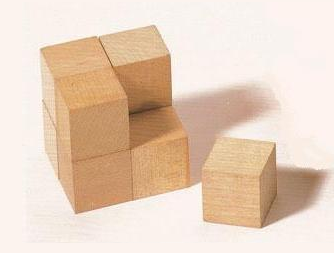Building blocks designed by Friedrich Froebel
